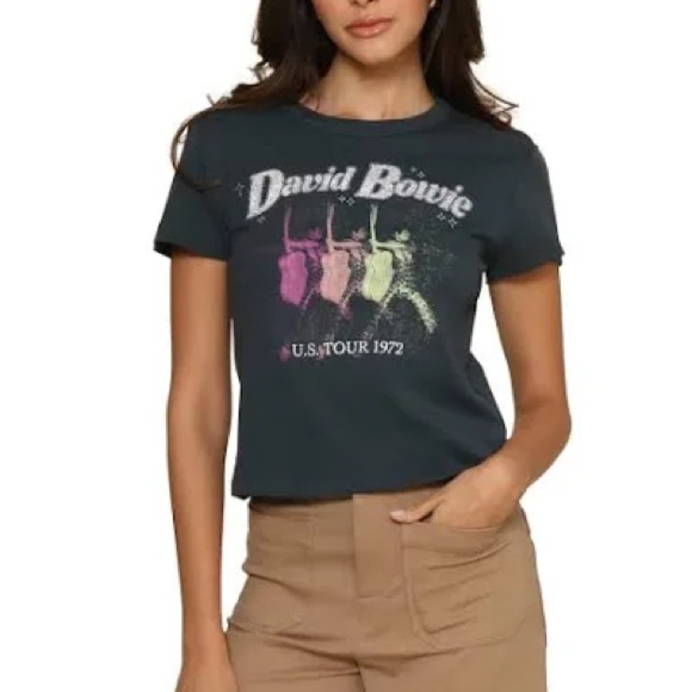 💖 DAYDREAMER
DAVID BOWIE US TOUR TEE - VINTAGE BLACK💖
